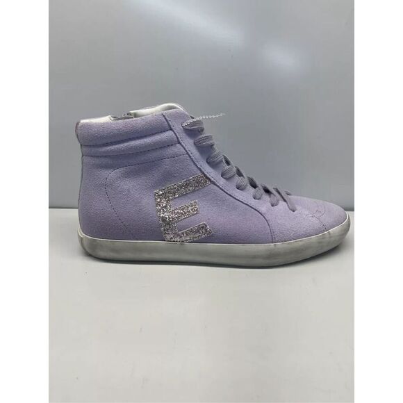 Sam Edelman Girl’s Avon High Top Sneakers  Size 4M Purple - Picture 1 of 8